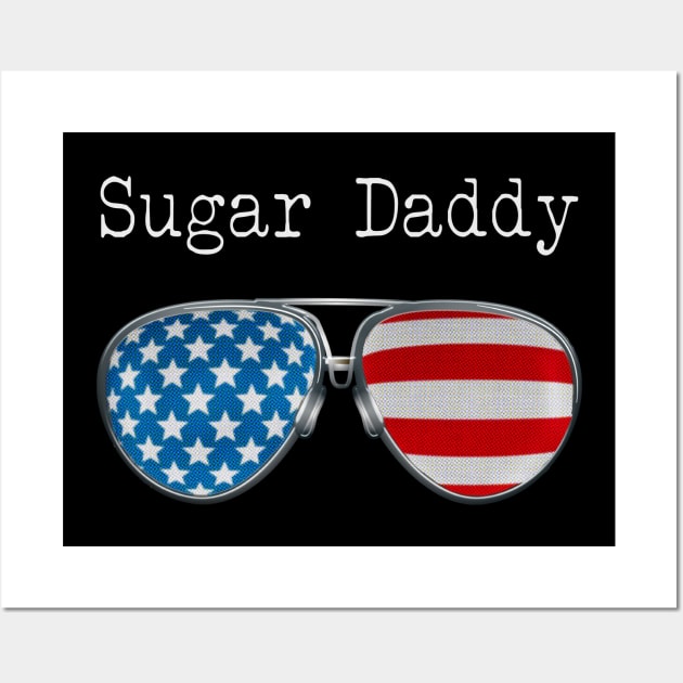 AMERICA PILOT GLASSES SUGAR DADDY Wall Art by SAMELVES